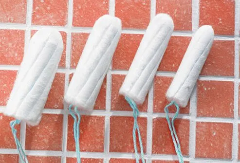 Different sizes of tampons.