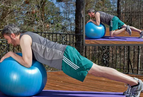 Try this advanced move only after mastering the traditional plank.