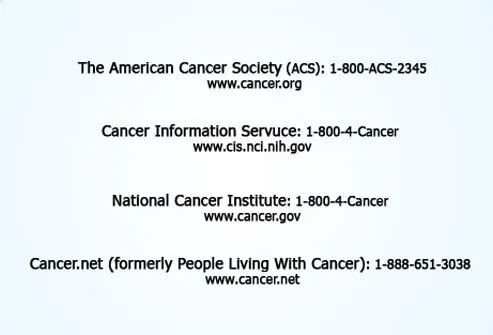 Programs and services for cancer patients.