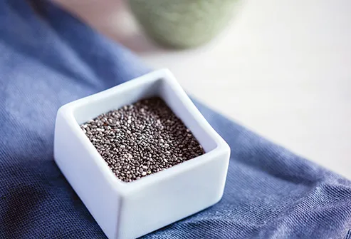 Chia seeds add fatty acids, antioxidants, and an interesting jelly-like texture to smoothies.