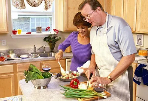 A good rule of thumb is to fill half your plate with non-starchy vegetables (asparagus, Brussels sprouts, and carrots, among many others).