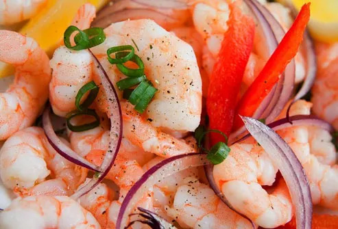 Ceviche is raw seafood marinated in lime or lemon juice.