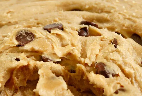 It can be tempting to have a taste of batter when you make cookies, but anything with uncooked flour can make you sick.