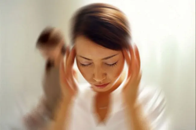 The dizziness is due to damage in the parts of your brain that control equilibrium.