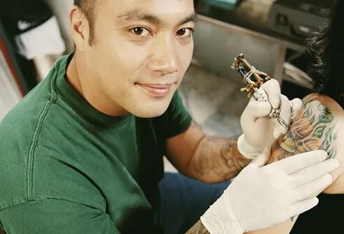 Tattoo Artist at Work