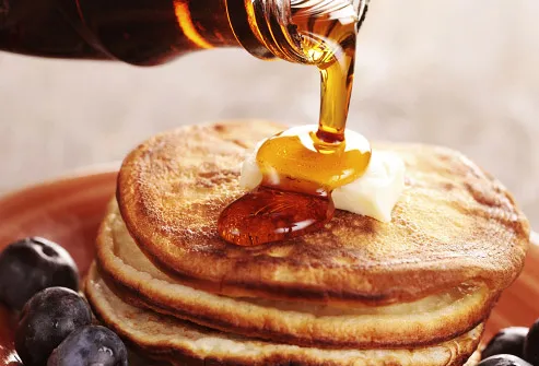 You can give yourself an extra helping when you use molasses on your pancakes.