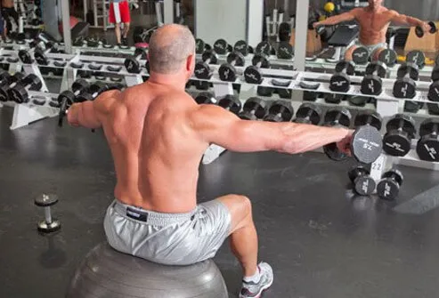 This classic move targets the deltoid muscles.