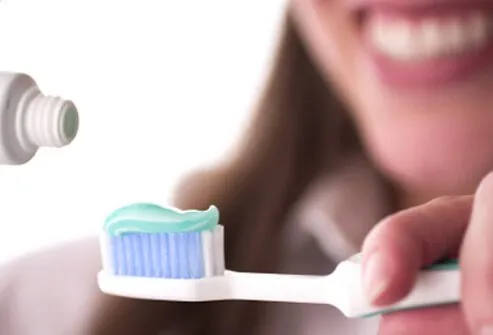 Your mouth is full of bacteria that are transferred to the brush each time you brush your teeth.