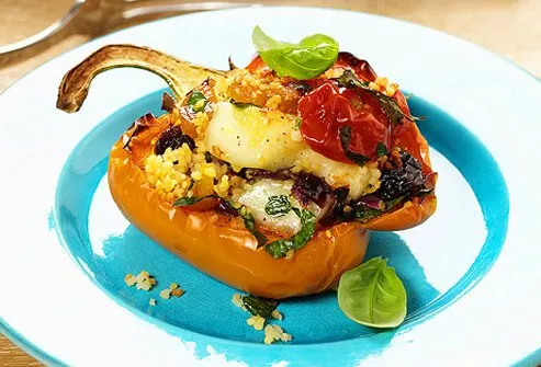 Vegetarian stuffed peppers are a great dish to enjoy when you adopt a healthy vegetarian diet. 