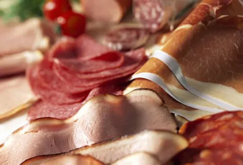 Photo of deli meats.