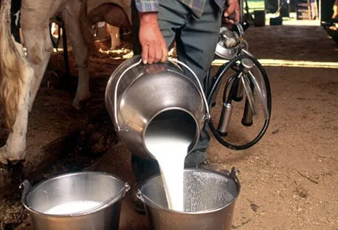 Photo of fresh milk.