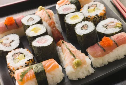 Sorry, sushi fans, but it's time for a 9-month hiatus from this treat.