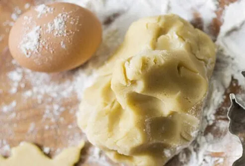 When you're baking cookies, you may be tempted to pop a bit of raw dough in your mouth.