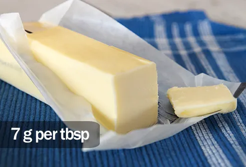 Butter has three times more saturated fat than olive oil. 