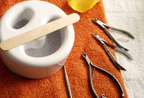 Whether you bring your own nail tools to the salon or use them at home, keep them clean.