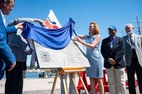 the National Coast Guard Museum keel-laying ceremony