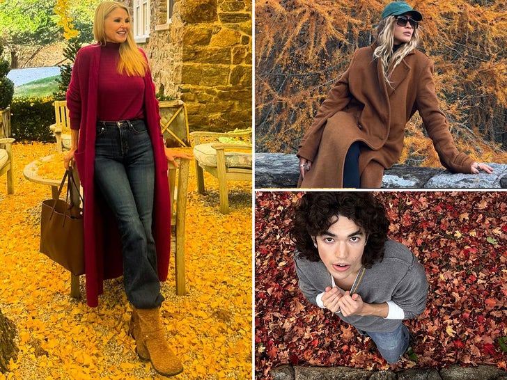 Celebs Fallin' It Up With Foliage