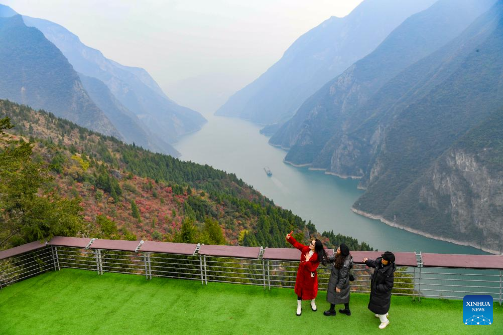 Scenery of Qutang Gorge in China's Chongqing