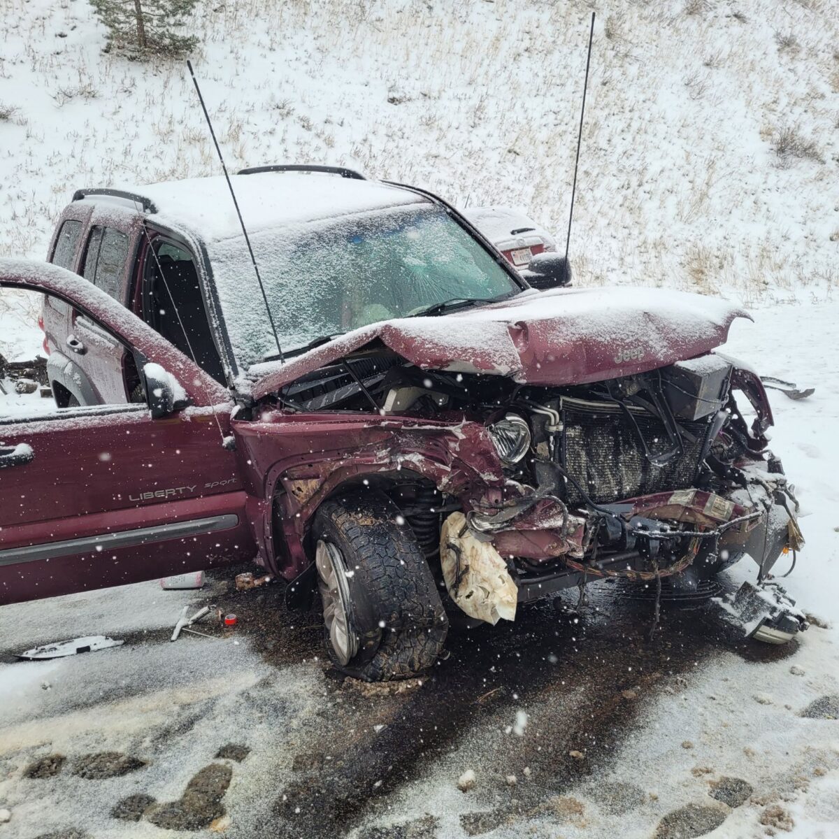 5 hospitalized; US 40 reopened in Wasatch County after snowy head-on collision