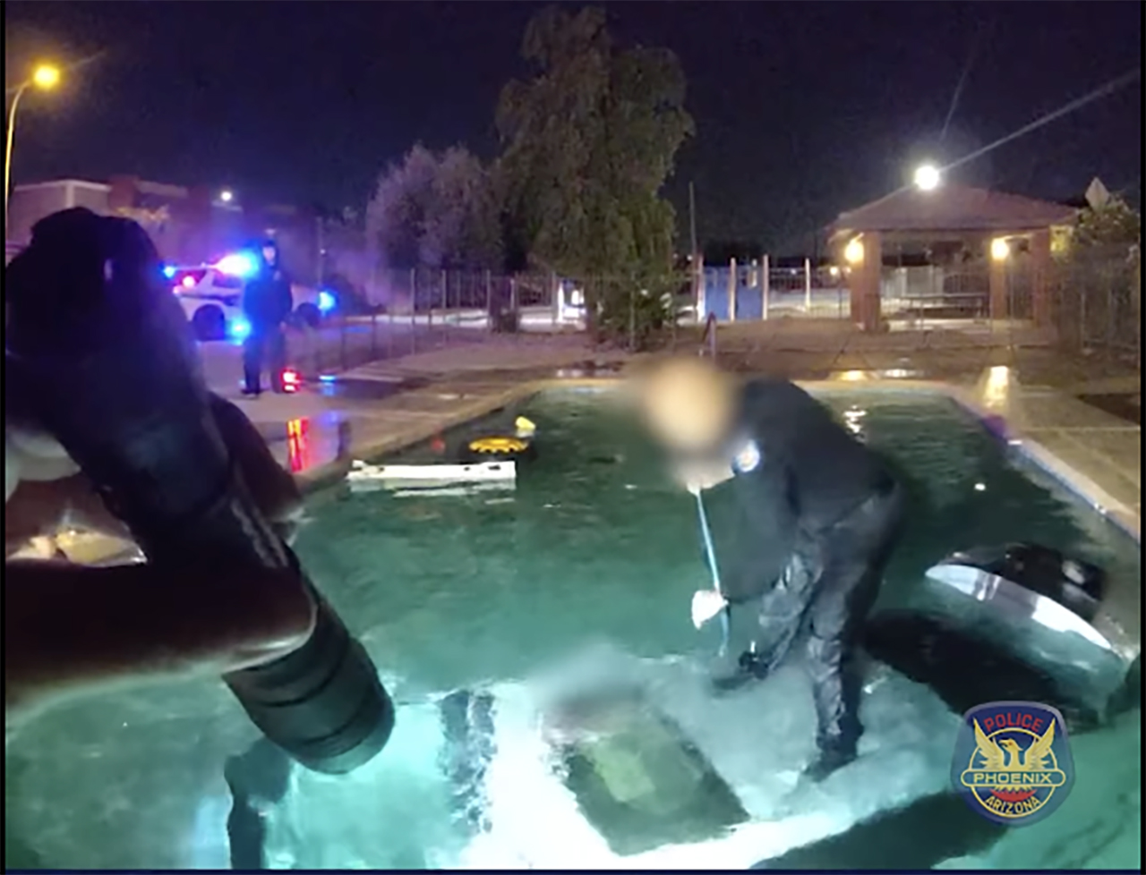 Have You Seen This? Police save man from submerged car