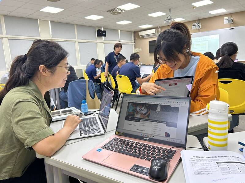 教育部國教署委由新竹高中辦理「113年度中小學國際教育校長暨教師培力北區分流課程研習」。（教育部提供）