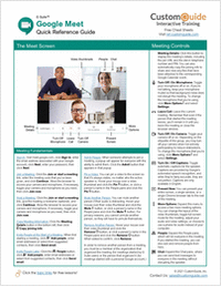 Google Meet Quick Reference Guide