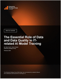 The Essential Role of Data and Data Quality in IT-related AI Model Training