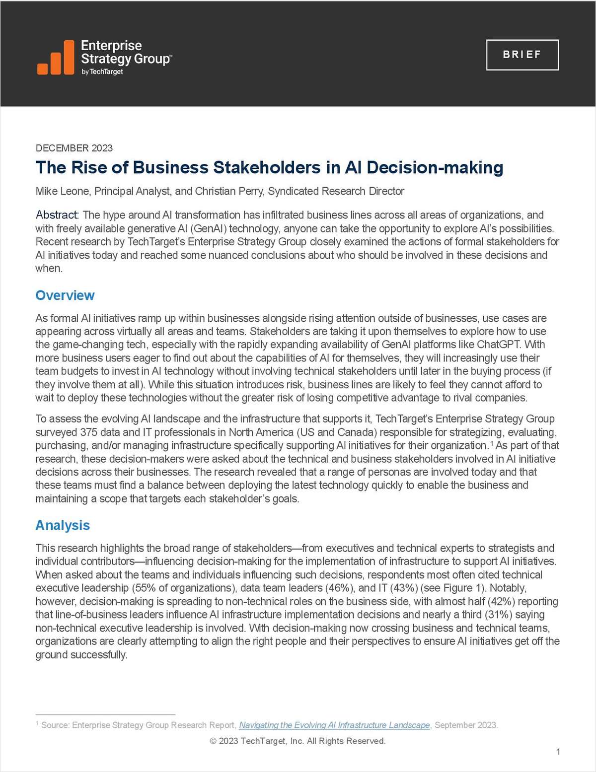 The Rise of Business Stakeholders in AI Decision Making