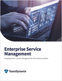 Enterprise Service Management | Going Beyond IT