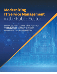 Modernizing ITSM in the Public Sector