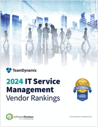 ITSM Vendor Rankings,  2024 Edition