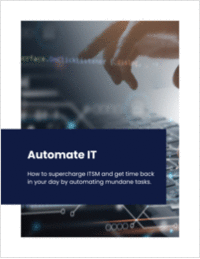 Automate IT Playbook: A Playbook to Supercharge ITSM with Automation