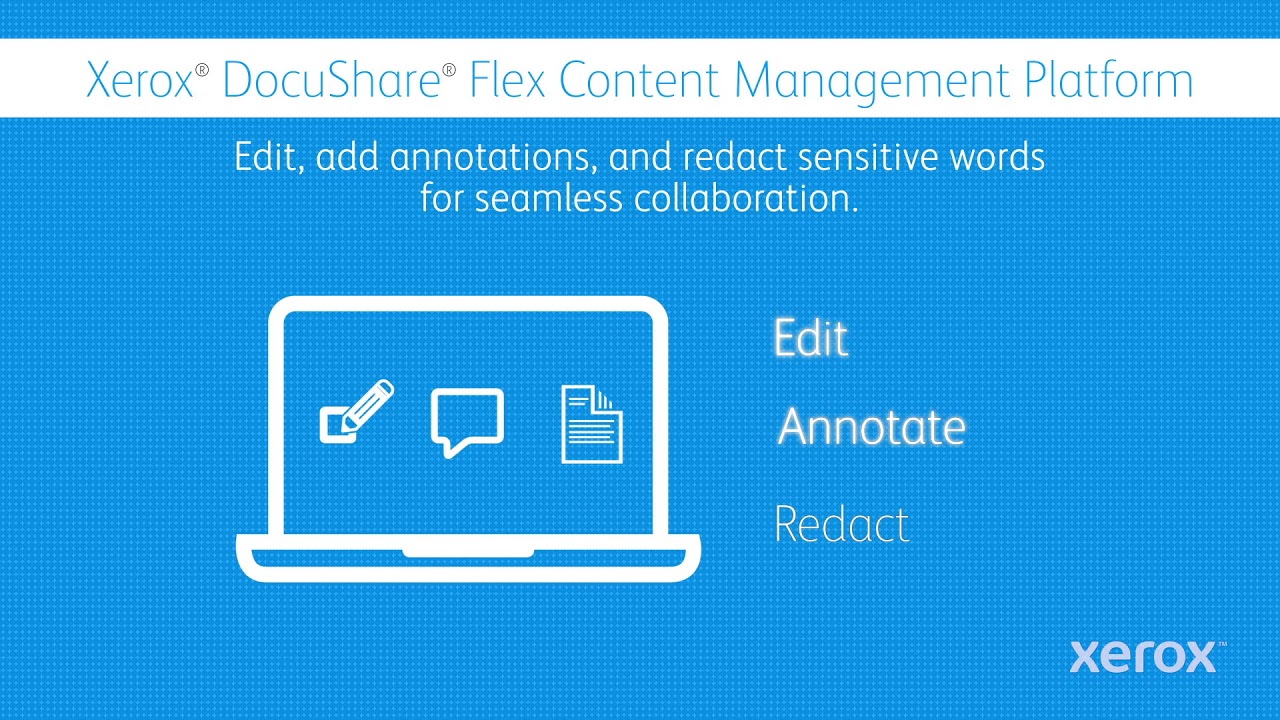 Xerox DocuShare Flex: Work Within Reach YouTube Video