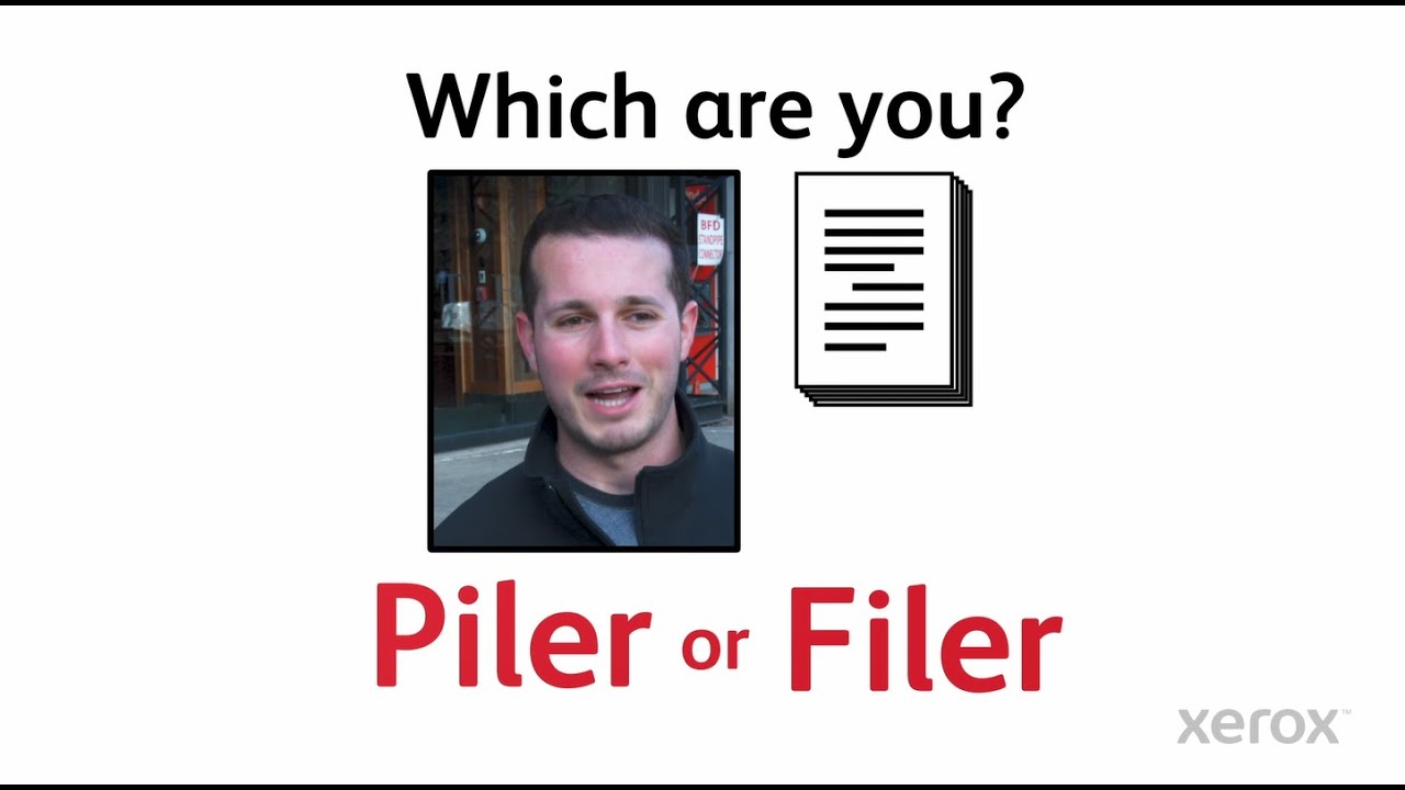 Are You a Piler or a Filer? YouTube Video