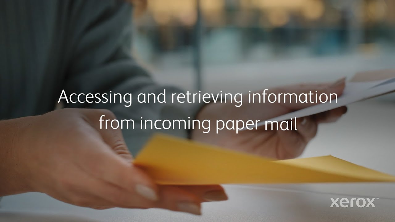 Xerox Digital Mailroom: Transform your mailroom with Automation & Intelligence YouTube Video