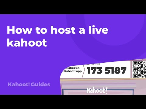 How to host a live kahoot