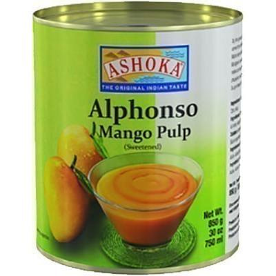 Ashoka Alphonso Mango Pulp, 30 oz tin