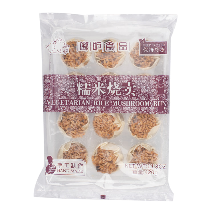 DuoDuo Vegetarian Rice Mushroom Buns Frozen 420 g