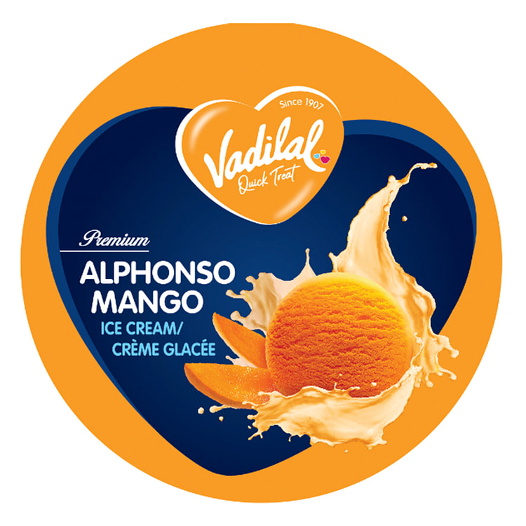 Vadilal Alphonso Mango Ice Cream 500 ml