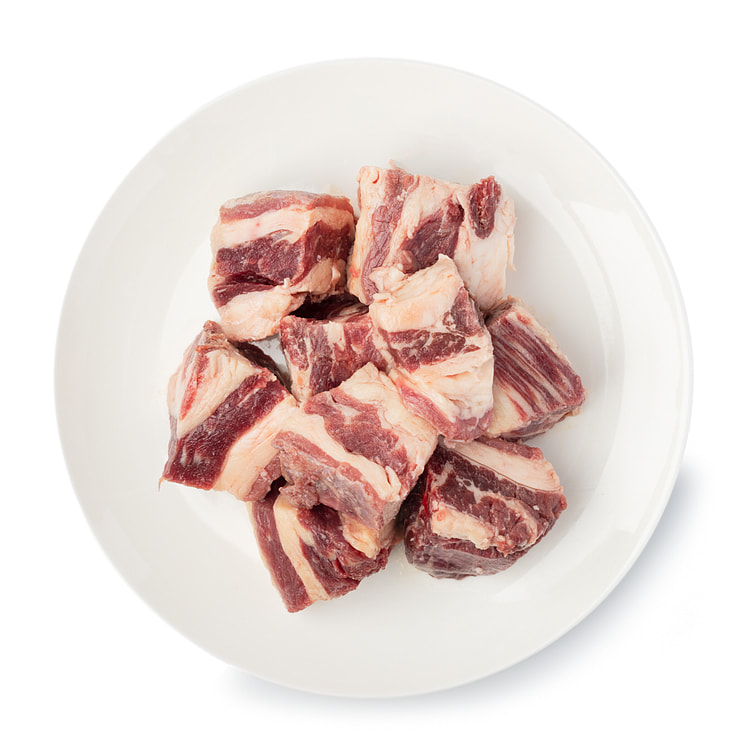 Beef Plate Diced for Stew (Beef Belly), Frozen