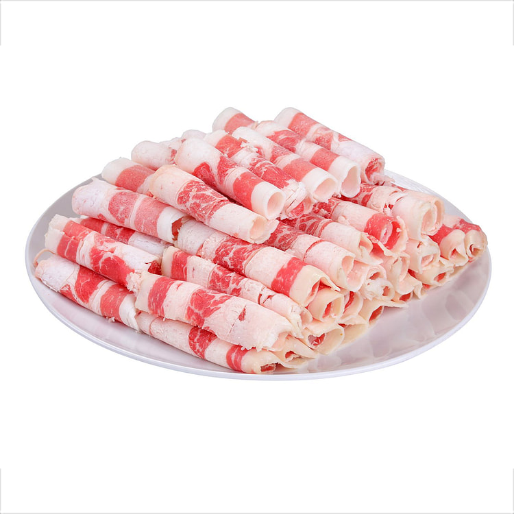 Sliced Beef Belly Rolls for Hot Pot, Frozen 1.5 lb