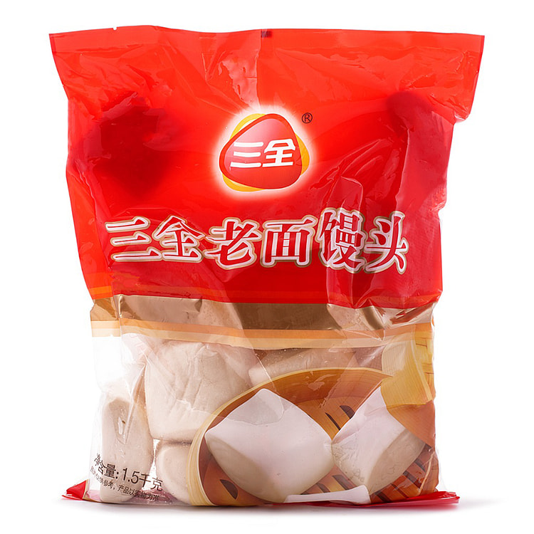 Sanquan Steamed Flour Bun, Frozen