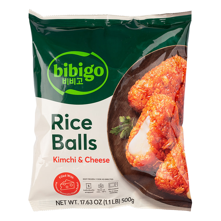 Bibigo Kimchi Cheese Rice Ball, Frozen 500 g