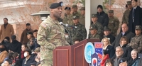 Gen. Brunson takes office as new USFK commander with vow to bolster S. Korea-U.S. alliance