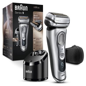 Braun9370cc 9系电动剃须刀 带自动清洁桶