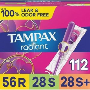 Tampax 多款卫生棉条额外8折或立减$3 多种尺寸可选