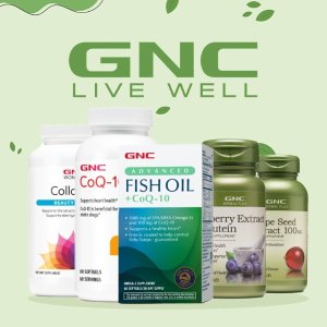 GNC 女性日常内服保健品第2件5折+额外满减$15