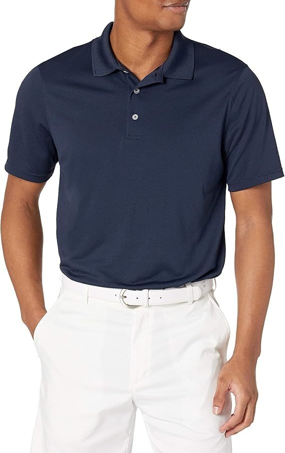 Amazon Essentials Men's Regular-Fit Quick-Dry Golf Polo Shirt - Discontinued Colors