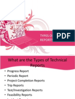 Types of Technical Reports