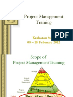 Project Management Training: Krakatau Steel 08 - 10 February 2012